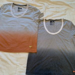 Nike Dry Fit Tops (2) Size S